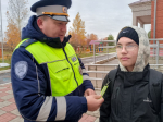 Профилактический рейд по использованию световозвращателей